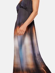 Jigsaw Modern Tie Dye Brown Dress - Image 2 of 7