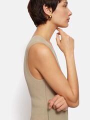 Jigsaw Cream Rib Knitted Tank - Image 2 of 6