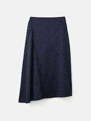 Jigsaw Blue Asymmetric Textured Skirt - Image 7 of 7