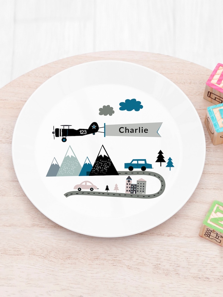 Adventure White Dinner Set by Treat Republic - Image 2 of 4