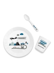 Adventure White Dinner Set by Treat Republic - Image 4 of 4