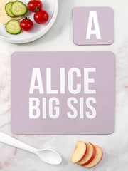 Pink Sister Place Mat Set by Treat Republic - Image 1 of 4