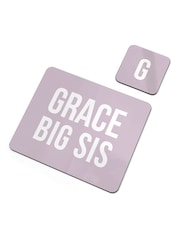 Pink Sister Place Mat Set by Treat Republic - Image 4 of 4