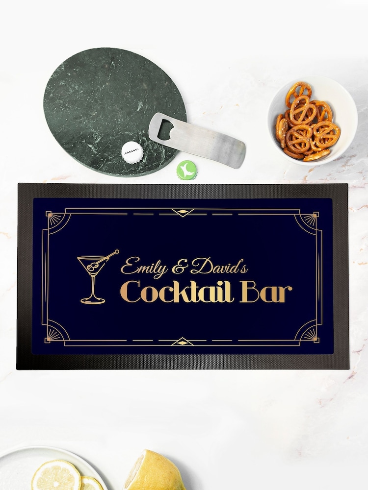 Stylish Cocktail Black Mat by Treat Republic - Image 1 of 5