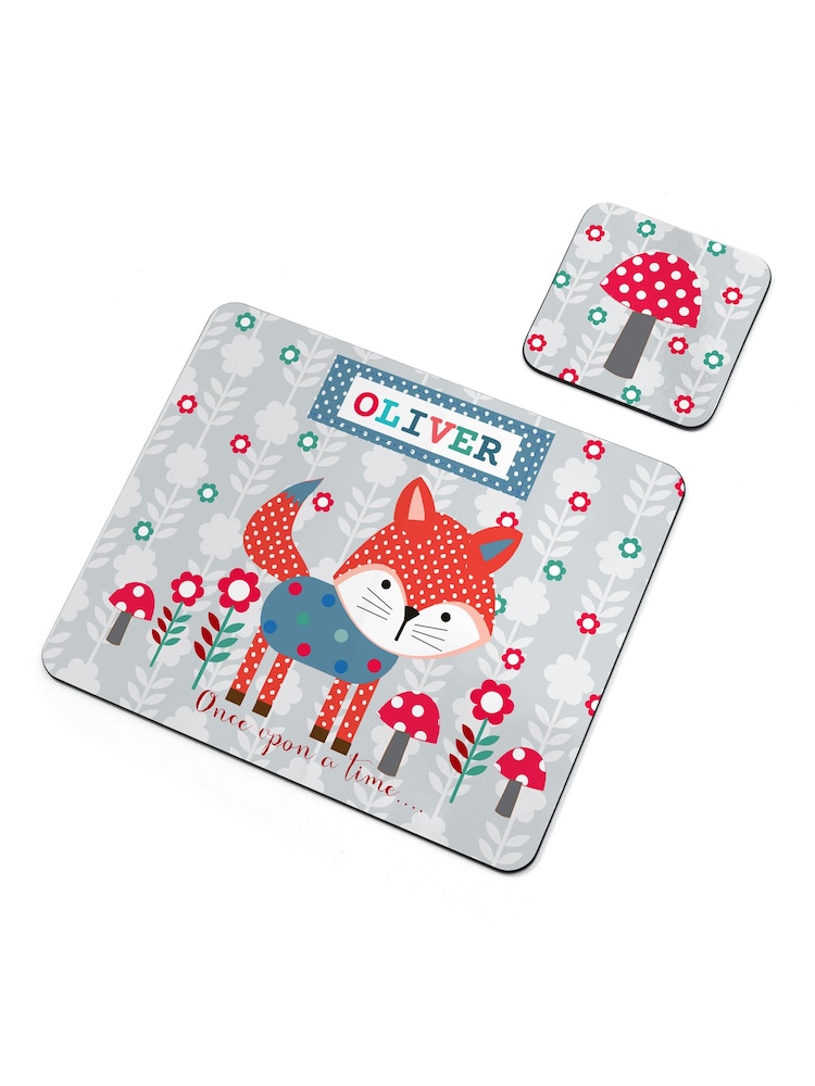 Woodland Fox Placemat Set by Treat Republic - Image 3 of 3
