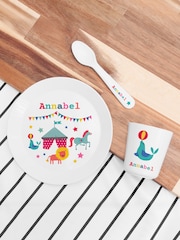 Kids Circus White Dinner Set by Treat Republic - Image 1 of 4