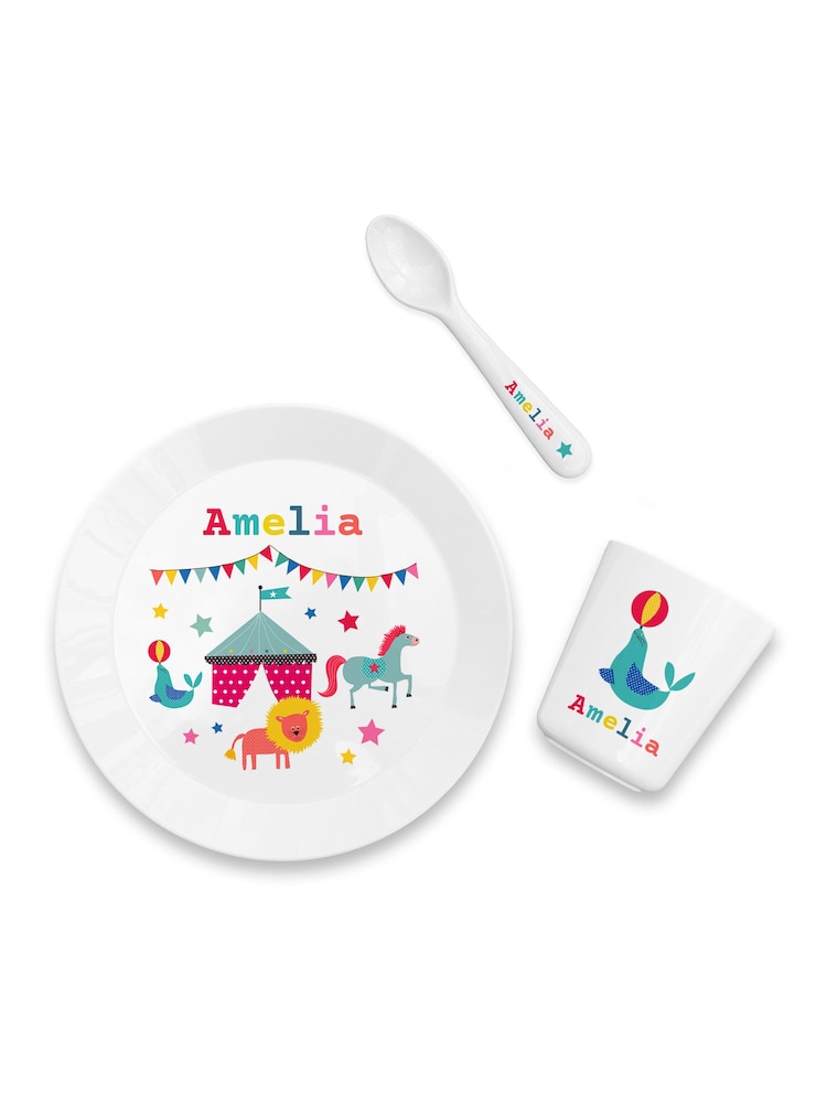 Kids Circus White Dinner Set by Treat Republic - Image 4 of 4