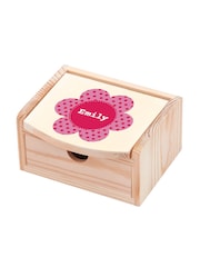 Personalised Kid’s Flower Jewellery Box by Treat Republic - Image 3 of 4