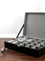Treat Republic Personalised Watch And Cufflinks Black Box - Image 1 of 3