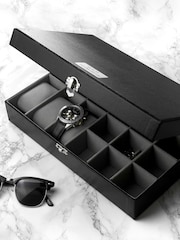 Treat Republic Personalised Watch And Cufflinks Black Box - Image 2 of 3