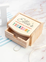Personalised Kid’s Colourful Jewellery Box by Treat Republic - Image 1 of 4