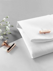 Treat Republic Gold Tone Personalised Coordinates Cufflinks - Image 4 of 6