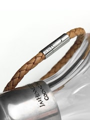 Treat Republic Personalised Woven Brown Bracelet - Image 3 of 3