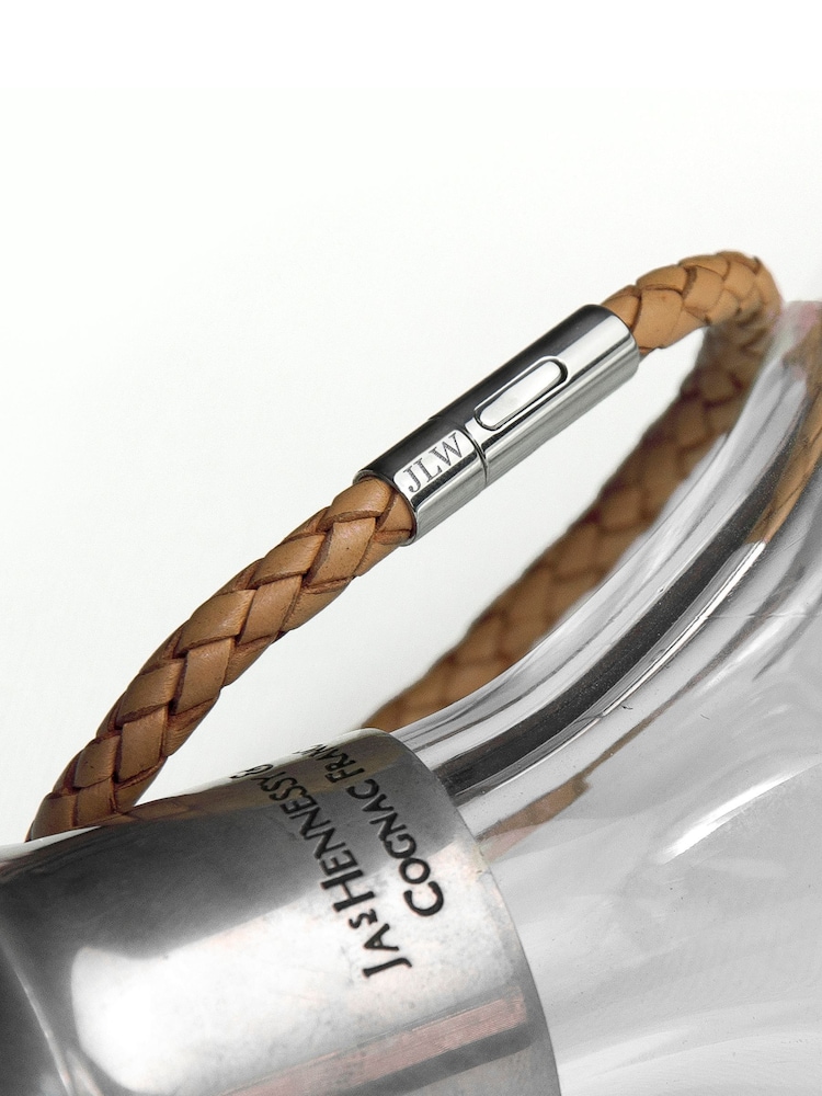 Treat Republic Personalised Woven Brown Bracelet - Image 3 of 3