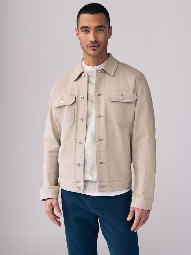 Neutral Trucker Jacket - Image 1 of 1