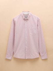 Joules Oxford Red/Blue Stripe Classic Fit Shirt - Image 11 of 11