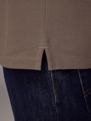 Truffle Regular Fit Short Sleeve Pique Polo Shirt - Image 5 of 6