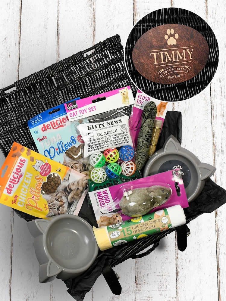 Wicker Brown Hamper by Great Gifts - Image 1 of 5