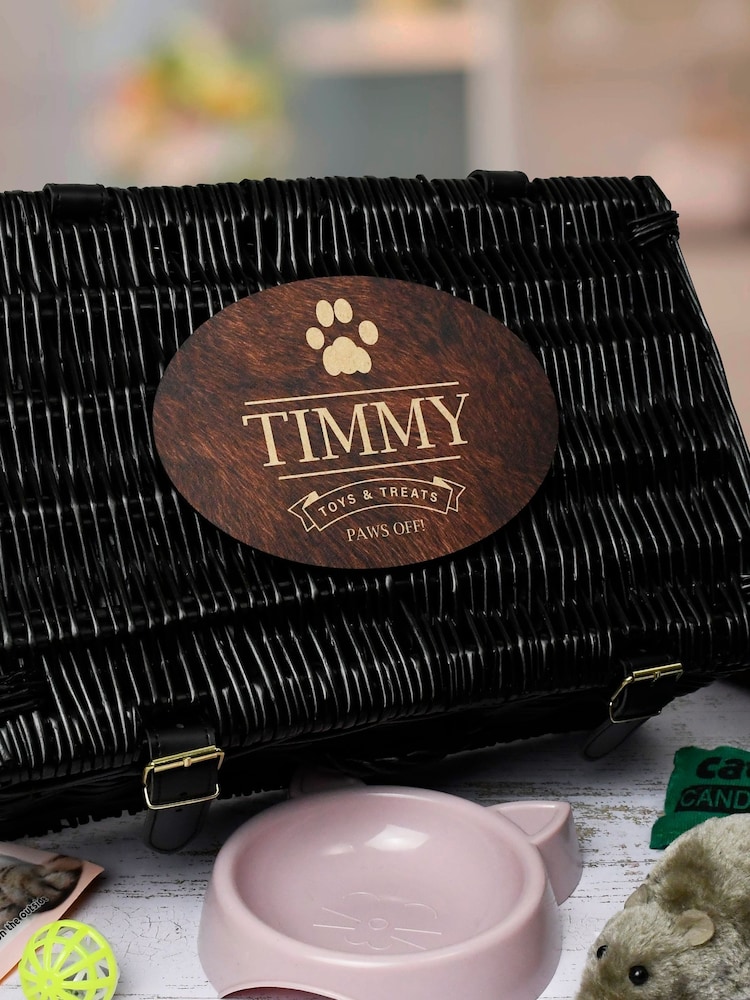 Wicker Brown Hamper by Great Gifts - Image 2 of 5