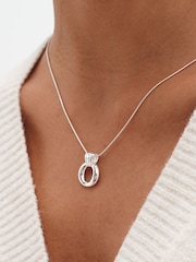 Simply Silver Silver Tone Sterling 925 Polished Door Knocker Pendant - Image 2 of 3