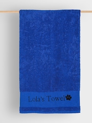 Personalised Dog 100% Cotton Towel by RUFF - Image 1 of 3