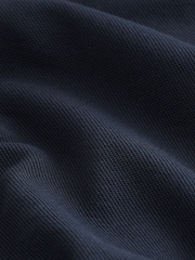 Bleu marine - Chemise en piqué à manches courtes - Image 8 de 8