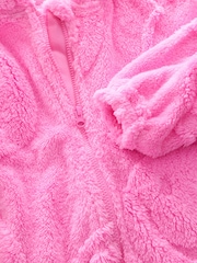 Pink Happy Face Fleece All-In-One (1.5-16yrs) - Image 3 of 4