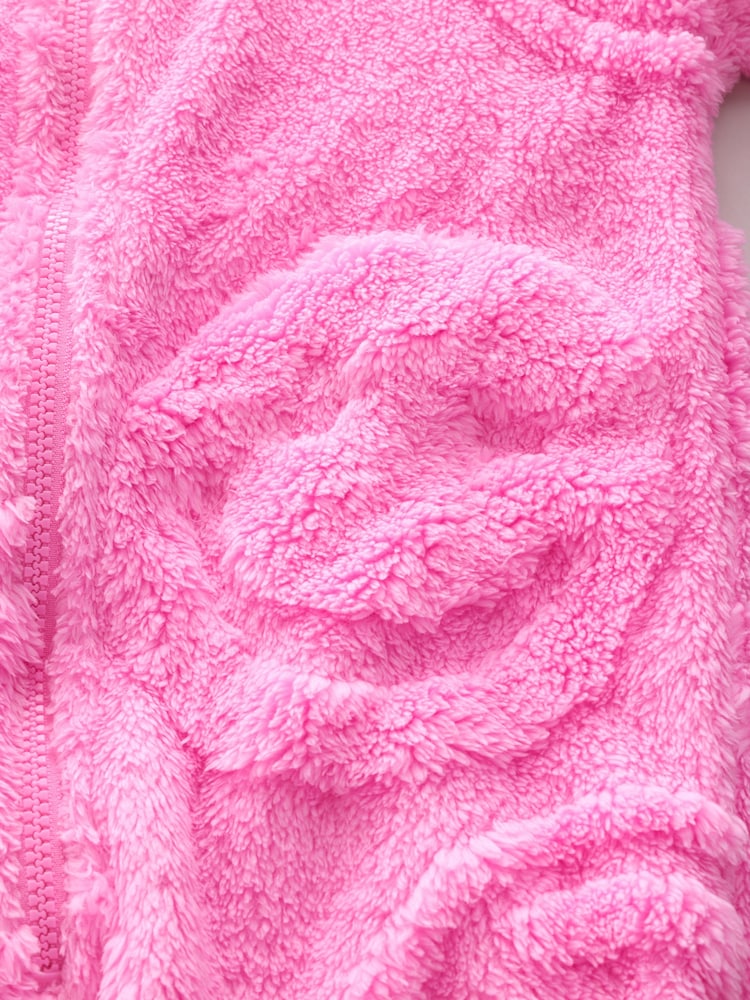 Pink Happy Face Fleece All-In-One (1.5-16yrs) - Image 4 of 4