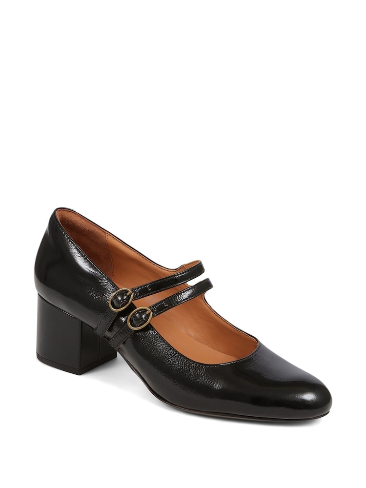 Jones Bootmaker Xanthi Heeled Mary Janes Black Shoes - Image 2 of 5