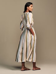 Laura Ashley Holiday Stripe Midaxi Dress - Imagen 10 de 15