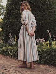 Laura Ashley Holiday Stripe Midaxi Dress - Imagen 2 de 15