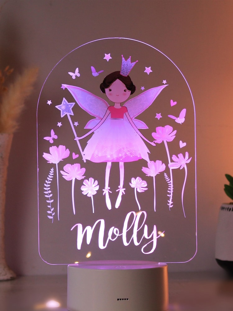 Personalised Fairy LED Colour Changing Night Light by PMC - Image 3 of 3