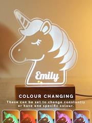 Personalised Unicorn LED Light by PMC - Image 1 of 3