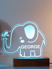 Personalised Elephant LED Light by PMC - Image 2 of 3