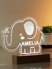 Personalised Elephant LED Light by PMC - Image 3 of 3