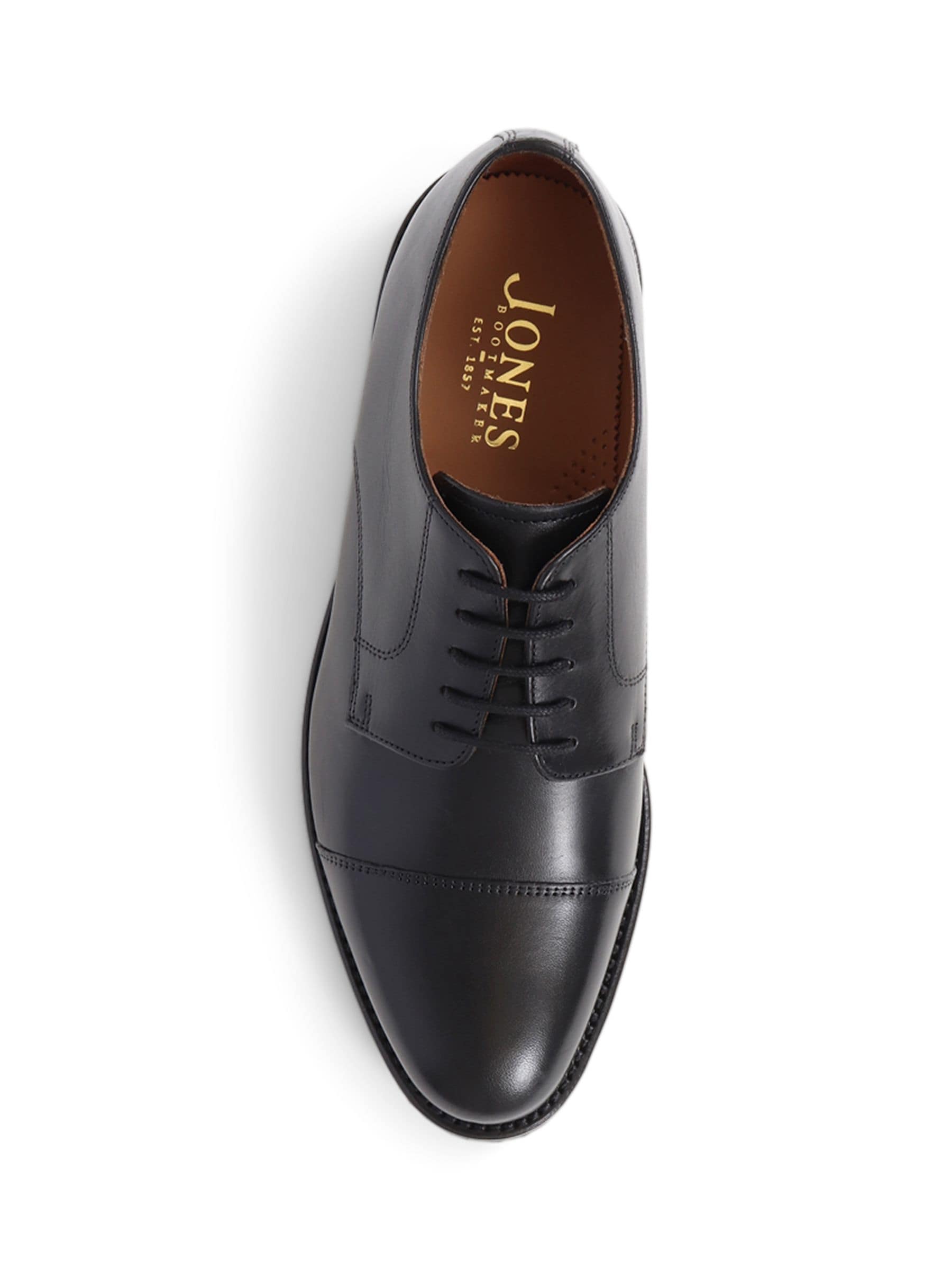 Buy Jones Bootmaker Black Gents Lace-Up Smart Leather Shoes from