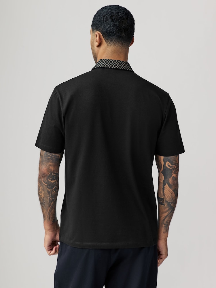 5 Нашийник Geo Woven Collar - Стандартний крій - з коротким рукавом Трикотажні сорочки поло 5 уп - Image 3 of 14