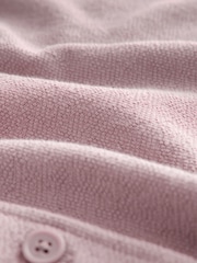 Pink Heavyweight Textured Jersey 100% Cotton Shirt - Image 7 of 7