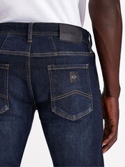 Armani Exchange Slim Fit Denim Dark Wash Jeans - Image 5 of 5