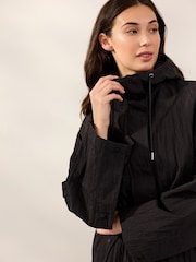 Black Shower Resistant Lightweight Jacket - Image 4 of 7