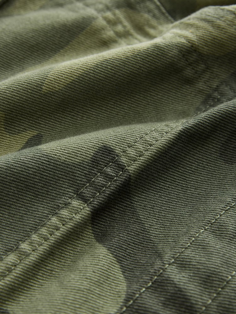 Khaki Camo Cotton Utility Jacket - Image 7 of 7