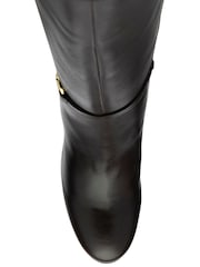 Ravel Brown Leather Knee High Boots - Image 4 of 4
