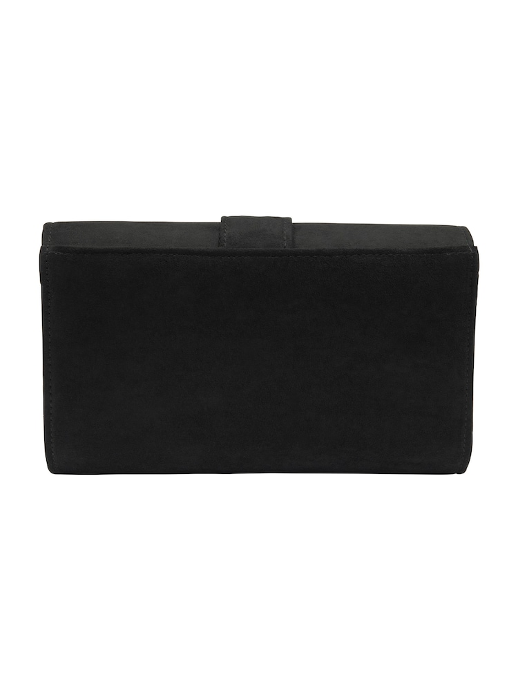 Ravel Black Clutch Bag with Chain - Image 2 of 4