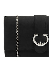 Ravel Black Clutch Bag with Chain - Image 3 of 4