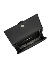 Ravel Black Clutch Bag with Chain - Image 4 of 4