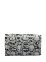 Ravel Brill White Clutch Bag with Chain - Image 1 of 4