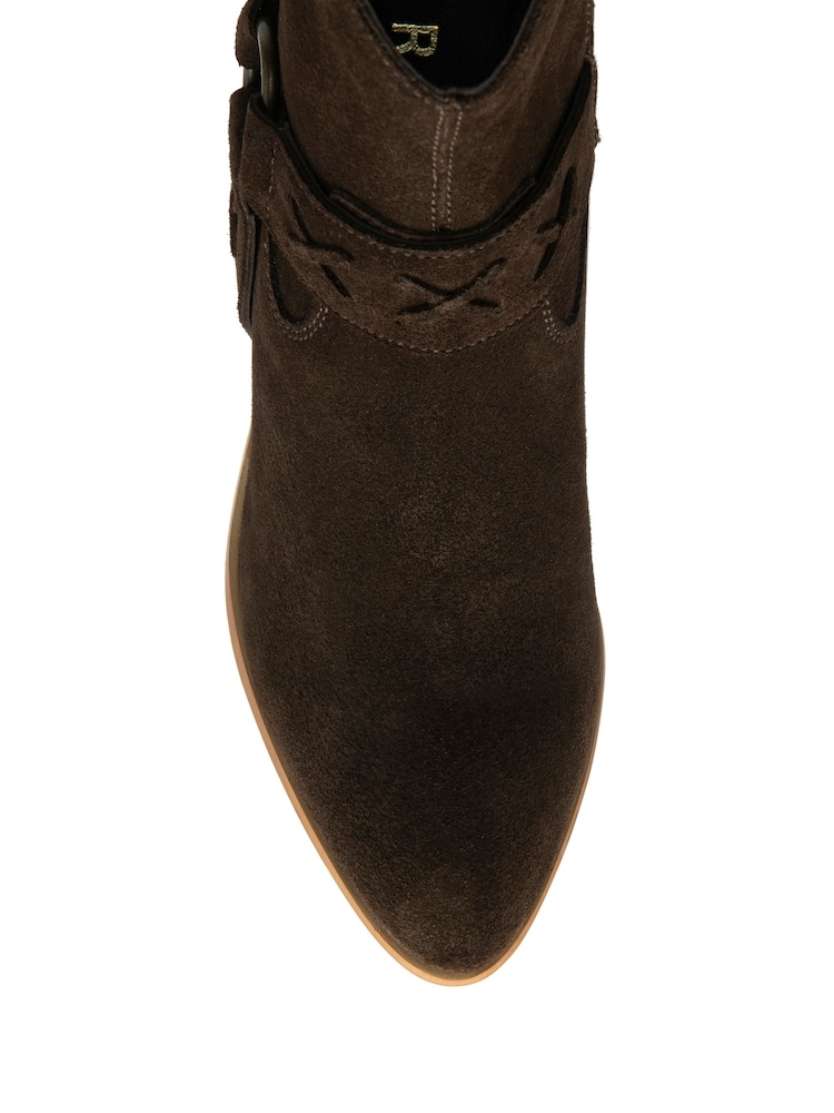 Ravel Brown Heeled Ankle Boots - Image 4 of 4