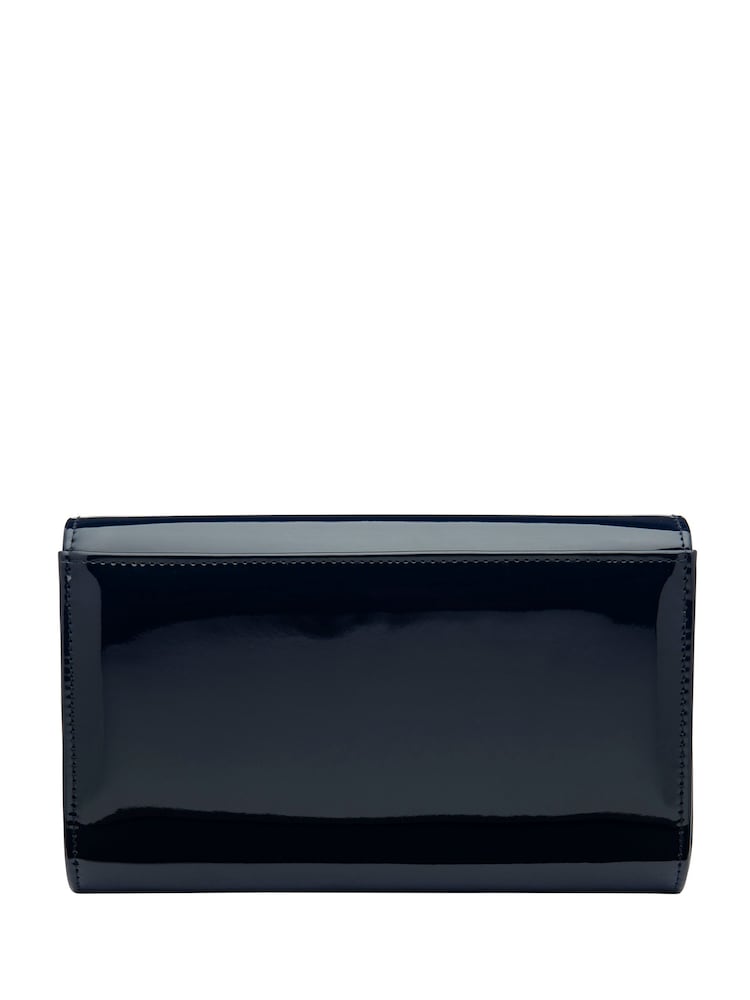 Ravel Dark Blue Clutch Bag with Chain - Image 2 of 4