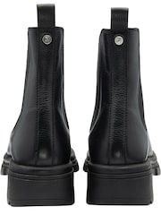 Ravel Black Leather Pull-On Chelsea Boots - Image 3 of 4