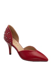 Ravel Red Pointed-Toe Court Shoes - Image 1 of 5